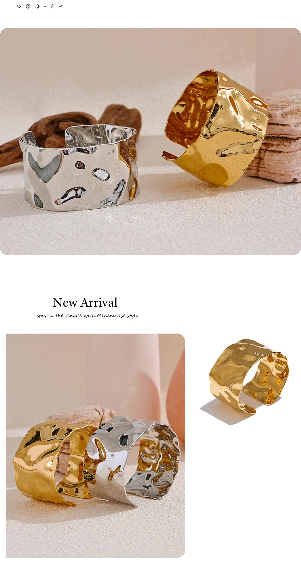Ziora Wide Cuff Bracelet
