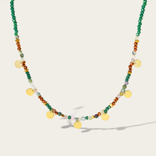 Ziora Colorful Beaded Bohemian Necklace