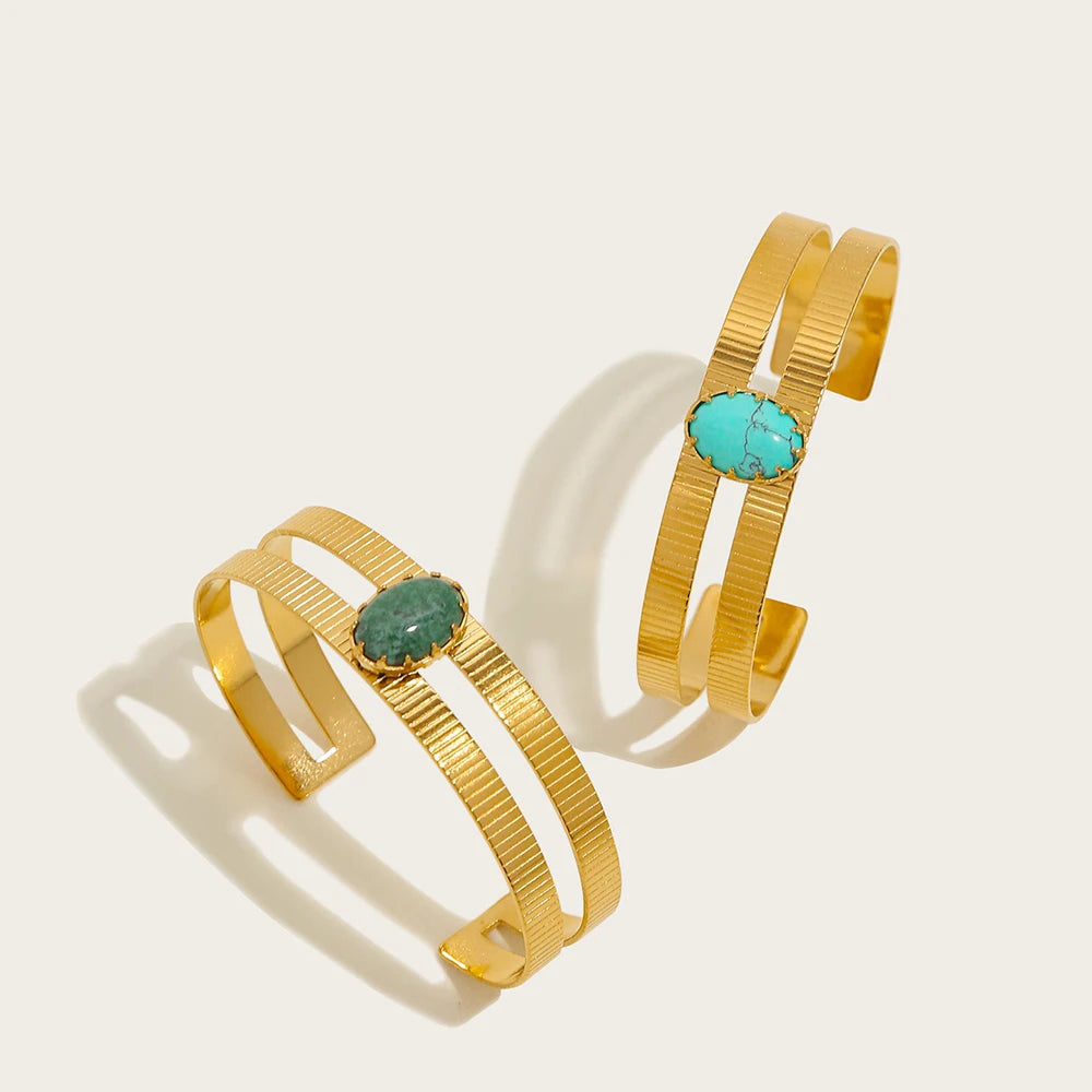 Ziora Natural African Turquoise  Bracelet